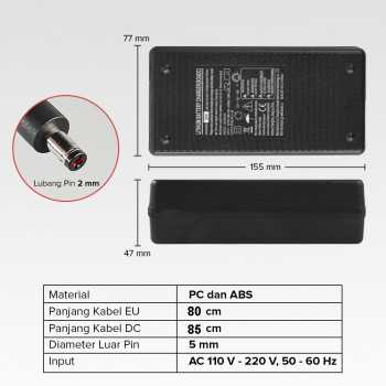 Gambar produk Lankeleisi Spare Part Adaptor Charger Sepeda for Lankeleisi S600 G100 - BD36V3A