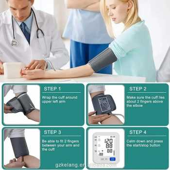 Gambar produk Kelang Tensimeter Digital Pengukur Tekanan Darah English Voice - B808