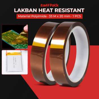 TaffPACK Lakban Heat Resistant Polyimide High Temperature Adhesive