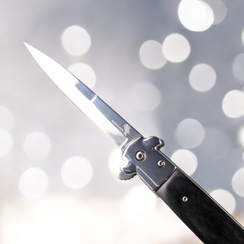 KNIFEZER Pisau Saku Lipat Folding Portable Knife Tool Wood Grip - S12 Gambar produk KNIFEZER Pisau Saku Lipat Folding Portable Knife Tool Wood Grip - S12