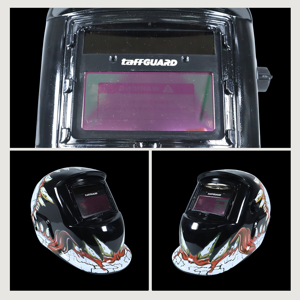 TaffGUARD Helm Las Otomatis Auto Darkening Welding Helmet - HW-012 Gambar produk TaffGUARD Helm Las Otomatis Auto Darkening Welding Helmet - HW-012