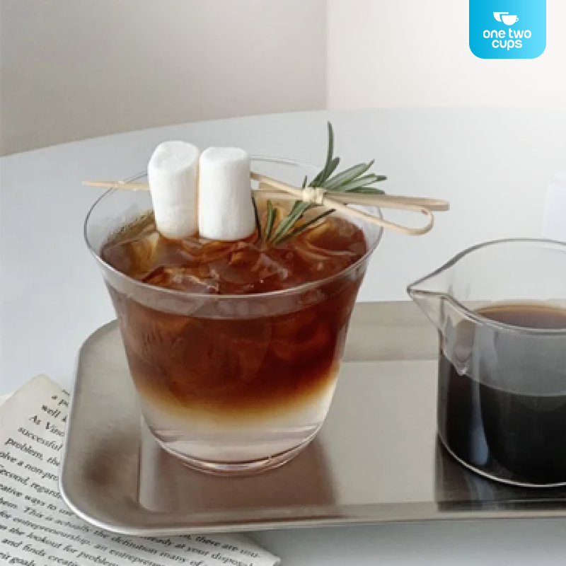 One Two Cups Gelas Whisky Cocktail Wide Mouth Thin Rock Glass 250ml - CG136 Gambar produk One Two Cups Gelas Whisky Cocktail Wide Mouth Thin Rock Glass 250ml - CG136