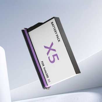 Gambar produk COOLSHOW Baterai Kamera Aksi Insta360 X5 Rechargeable 2800mAh - CL-280