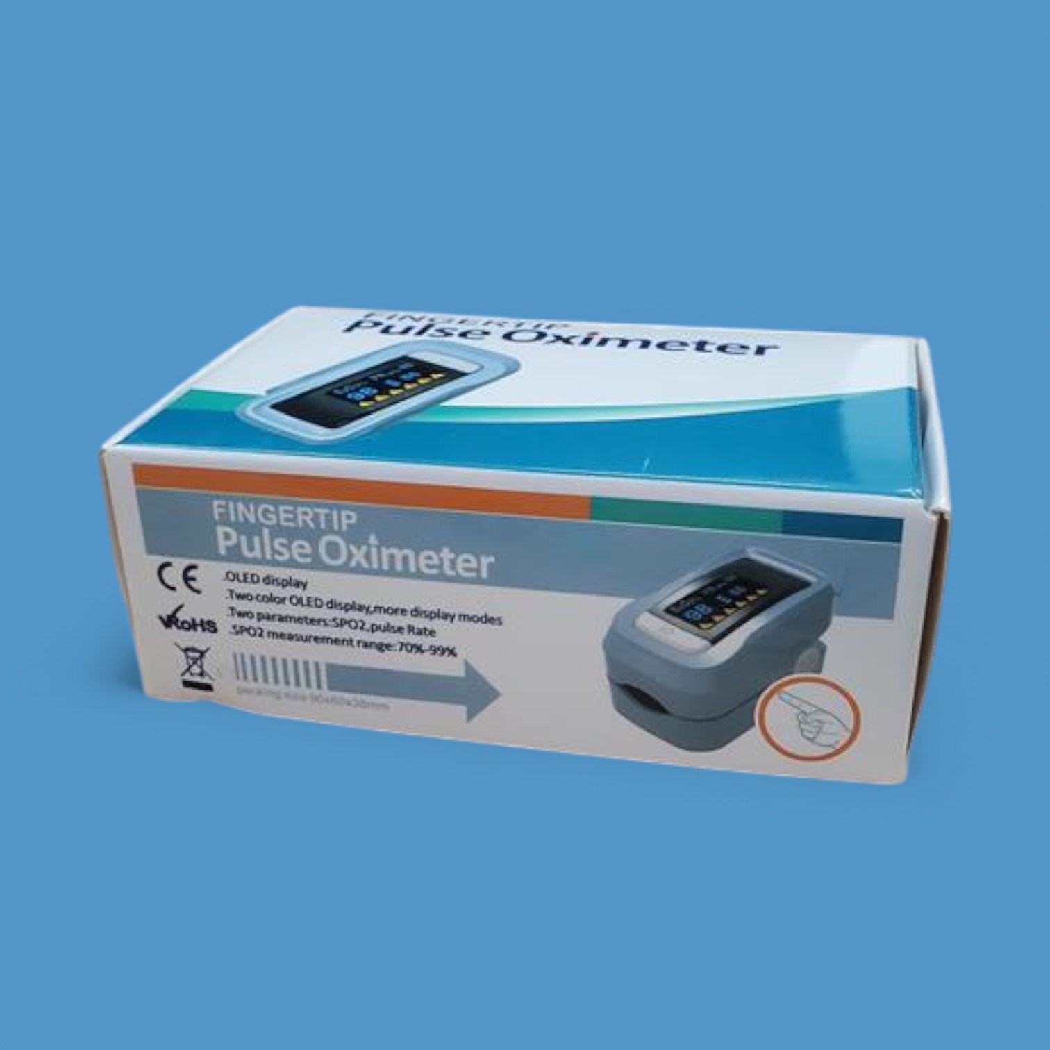 TaffOmicron Fingertip Pulse Oximeter Alat Ukur Saturasi Oksigen Darah - C10H1 Gambar produk TaffOmicron Fingertip Pulse Oximeter Alat Ukur Saturasi Oksigen Darah - C10H1