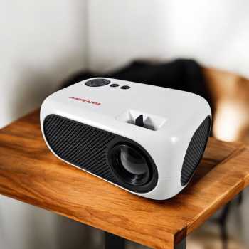 Taffware Proyektor Mini LCD Full HD 1080P 1200 Lumens Home Theater - M24