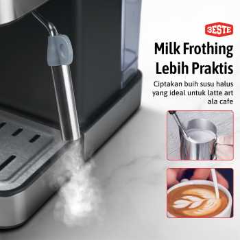 Gambar produk Trieste Mesin Kopi Espresso Coffee Maker Frothing 20 Bar 850W 1.6L - CM6863