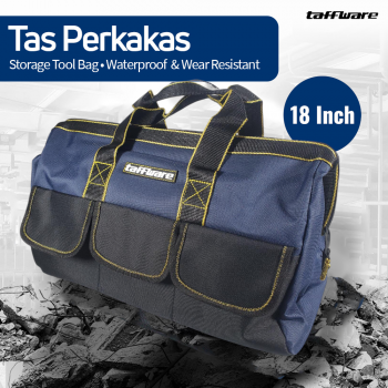 Gambar produk Taffware Tas Perkakas Storage Tool Bag Waterproof Wear Resistant 18 Inch - A03403