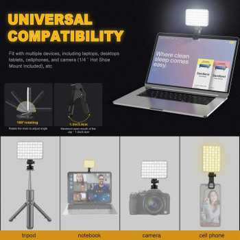 Gambar produk MiniFocus Lampu Fill Light LED 3in1 Color 2500-6500K Hot Shoe 2200mAh - MF-25