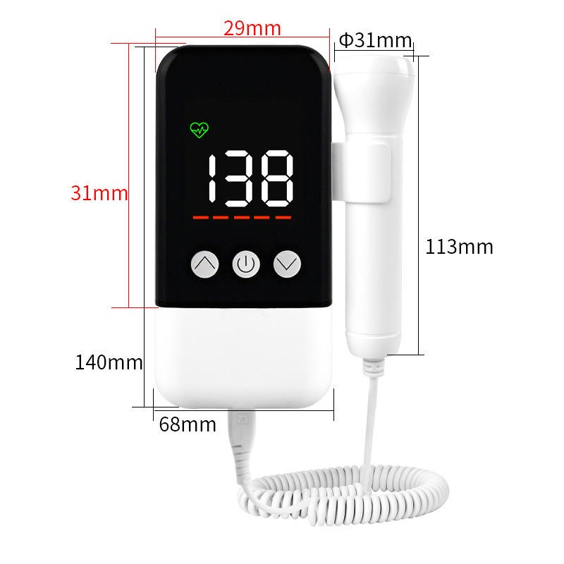Villego Alat Deteksi Jantung Janin Fetal Doppler Heartrate 2.5MHz - KWL-101 Gambar produk Villego Alat Deteksi Jantung Janin Fetal Doppler Heartrate 2.5MHz - KWL-101