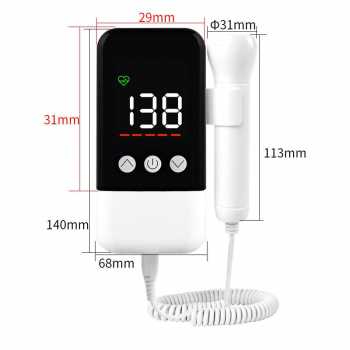 Gambar produk Villego Alat Deteksi Jantung Janin Fetal Doppler Heartrate 2.5MHz - KWL-101