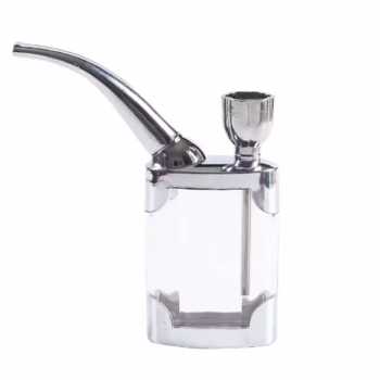 Gambar produk YAJUE Filter Rokok Air Water Smoking Hookah Pipe Stainless Steel - ZF500