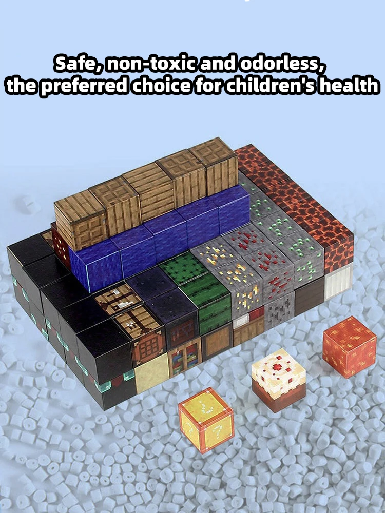 BLB Balok Susun Magnetik Edukatif Anak 3D DIY Magnetic Blocks 100 PCS - BBL3D Gambar produk BLB Balok Susun Magnetik Edukatif Anak 3D DIY Magnetic Blocks 100 PCS - BBL3D