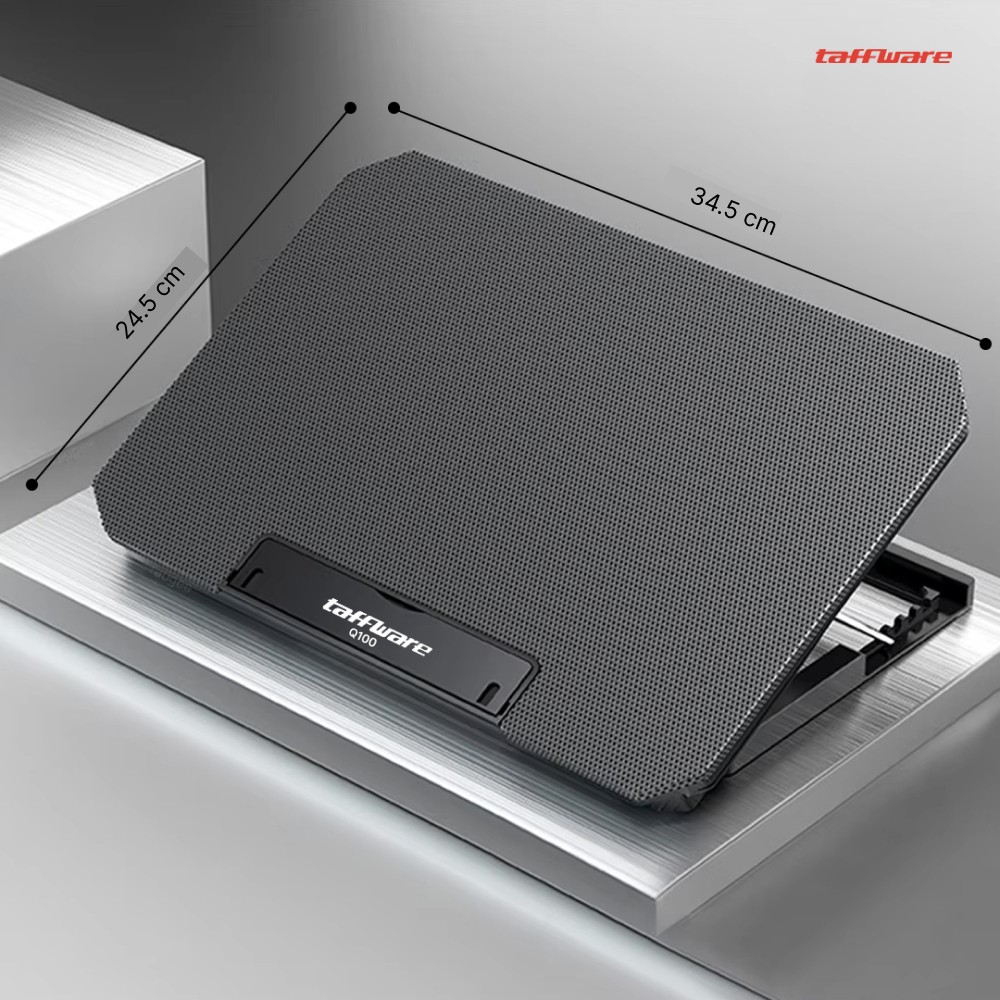 Taffware Cooling Pad Laptop Kipas Pendingin USB 2 Fan 17 Inch - Q100 Gambar produk Taffware Cooling Pad Laptop Kipas Pendingin USB 2 Fan 17 Inch - Q100