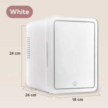 Gambar produk Nehumie Kulkas Mini Skincare Fridge Hot and Cold LED Light Mirror 4L - N40