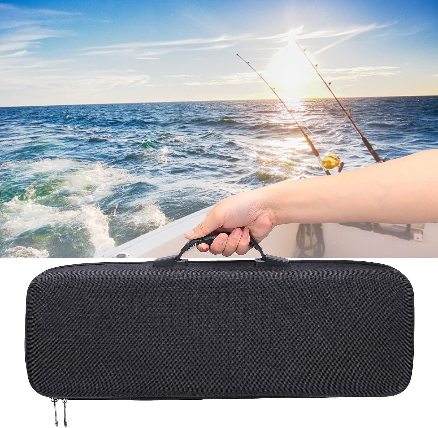 JSFUN Tas Pancing Joran EVA Fishing Rod Storage Bag with Strap - JS-53 Gambar produk JSFUN Tas Pancing Joran EVA Fishing Rod Storage Bag with Strap - JS-53