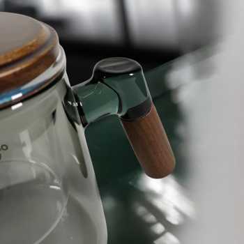 Gambar produk One Two Cups Teko Teh Kaca Saringan Tahan Panas Infuser Teapot 650ml - HP13