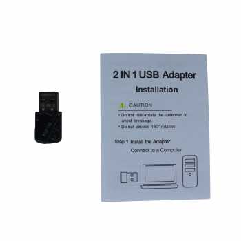 Gambar produk Drago Adapter WiFi Bluetooth Dongle Transmitter Receiver Dual Band - DG-65