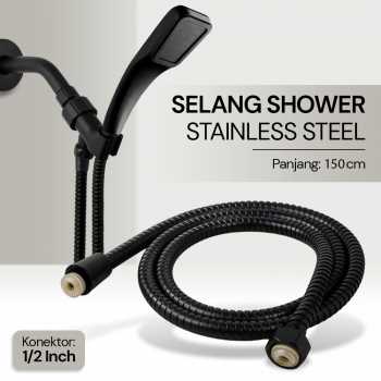 Selang Shower Flexible Hose Universal Stainless Steel 1.5M - SM15