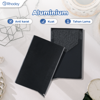 Gambar produk Rhodey Dompet Kartu Slim Slider Aluminium Anti RFID - G883