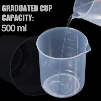 One Two Cups Gelas Ukur Plastik Dapur Laboratorium Measuring Cup - B4