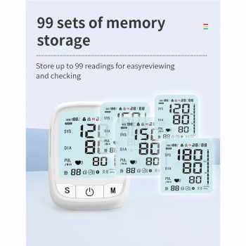 Gambar produk Scpanda Tensimeter Digital Pengukur Tekanan Darah English Voice - KWL-B168