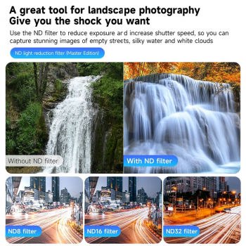 Gambar produk Kd Concept ND Filter Lensa Optical Kamera Aksi DJI Action 4/5 Pro ND16 - KFD86