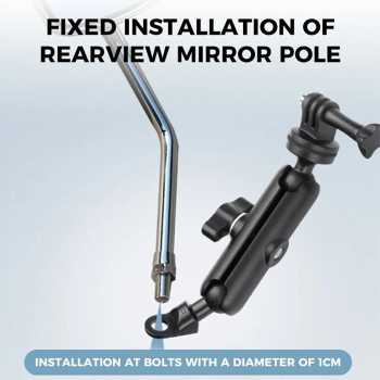 Gambar produk MOTOWOLF Mounting Holder Action Camera Motorcycle Ball Sleeve - MT9