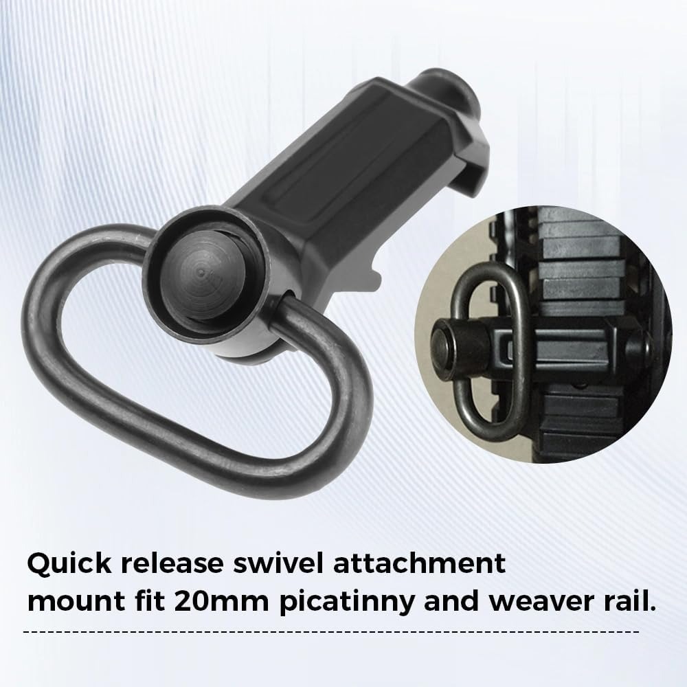 WildSpo QD Sling Swivel Picatinny Rail Mount Quick Release 20mm - WS-20 Gambar produk WildSpo QD Sling Swivel Picatinny Rail Mount Quick Release 20mm - WS-20