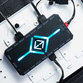 Gambar produk AUSEN ARGB Fan Controller Kipas CPU PWM 5V 3 Pin RGB Remote Control - A340