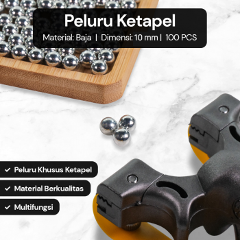 Yernea Peluru Ketapel As Tengah Sepeda Steel Balls 100 PCS - MBP5