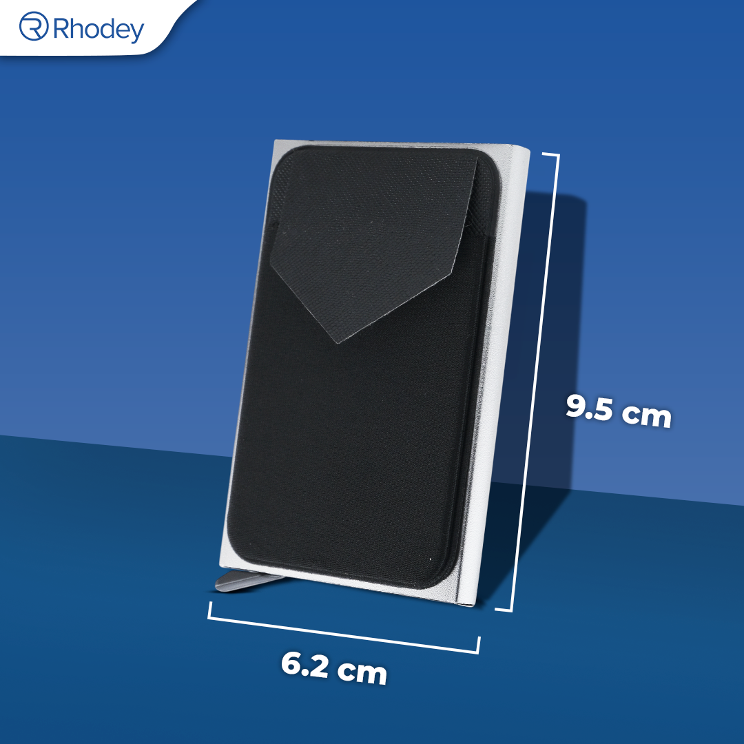 Rhodey Dompet Kartu Slim Slider Aluminium Anti RFID - G883 Gambar produk Rhodey Dompet Kartu Slim Slider Aluminium Anti RFID - G883