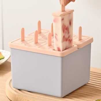 FUNDA Cetakan Es Krim 8 Grid Ice Cream Mold with Reusable Sticks - JS250