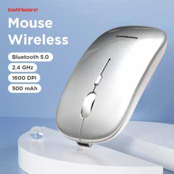 Taffware Mouse Wireless Bluetooth Optical 2.4GHz Silent Click 1600DPI - M8120G