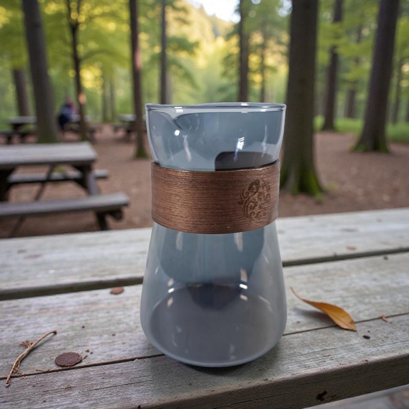 One Two Cups Teko Kopi Coffee Server Drip Pour Pitcher Jug 500ml - L1 Gambar produk One Two Cups Teko Kopi Coffee Server Drip Pour Pitcher Jug 500ml - L1