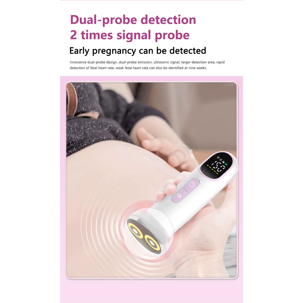 Mafabe Alat Deteksi Jantung Janin Fetal Doppler Heartrate Handheld - TX-103 Gambar produk Mafabe Alat Deteksi Jantung Janin Fetal Doppler Heartrate Handheld - TX-103