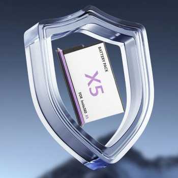 Gambar produk COOLSHOW Baterai Kamera Aksi Insta360 X5 Rechargeable 2800mAh - CL-280