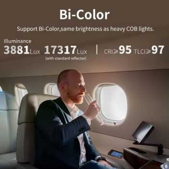 Gambar produk Zhiyun Lampu Studio Fotografi COB LED 3in1 Color Bowens Mount 100W - X100