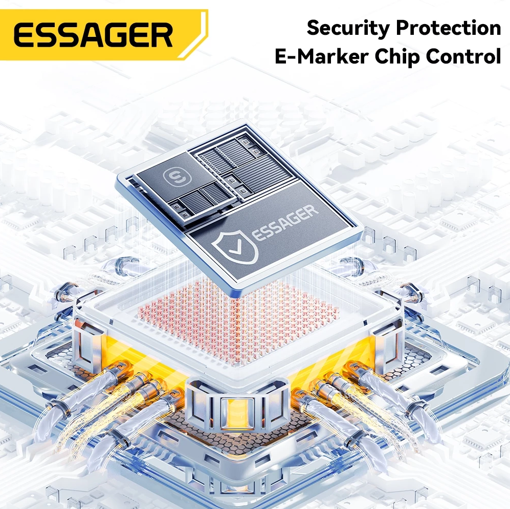 ESSAGER Kabel Data Spring USB Type C to Lightning Fast Charging PD 29W - EXCTL-CY01 Gambar produk ESSAGER Kabel Data Spring USB Type C to Lightning Fast Charging PD 29W - EXCTL-CY01