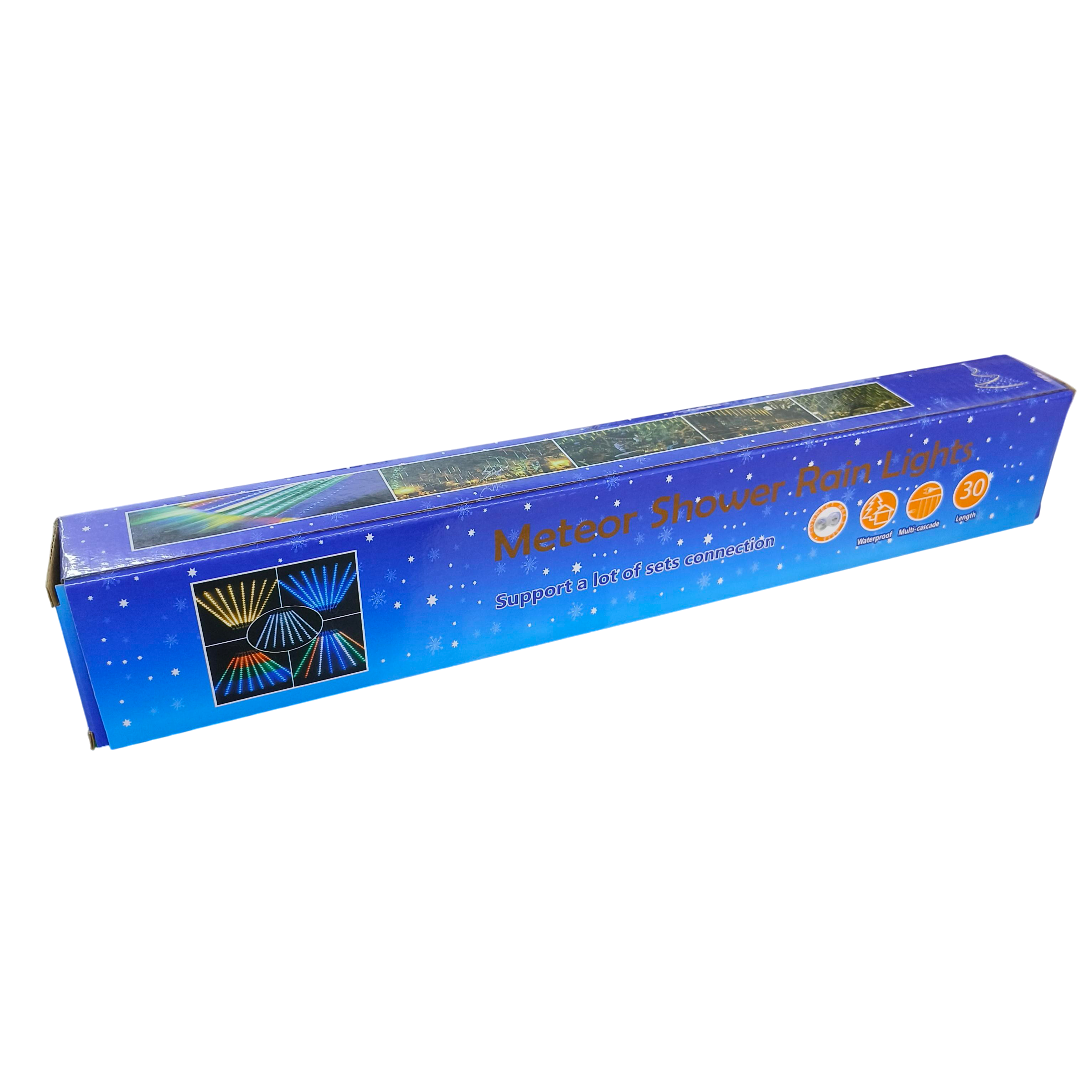 SMD Lampu Hias Gantung String Lights Meteor Rain Cool White 30cm 8 PCS Gambar produk SMD Lampu Hias Gantung String Lights Meteor Rain Cool White 30cm 8 PCS