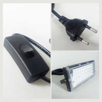 Gambar produk YCRAYS Lampu Sorot LED Floodlight Waterproof UV Ultraviolet 395nm - YC01