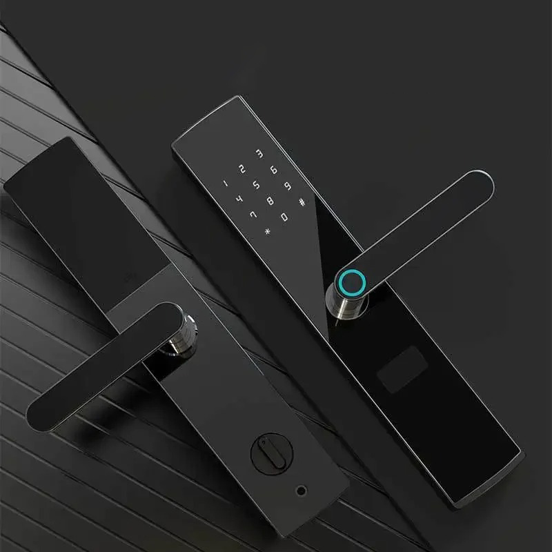 TaffHOME Smart Door Lock Fingerprint Password Card TTLock App - F15 Gambar produk TaffHOME Smart Door Lock Fingerprint Password Card TTLock App - F15