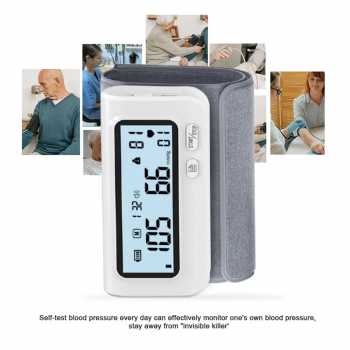 Gambar produk Schbit Tensimeter Digital Pengukur Tekanan Darah Wrist Blood Pressure - KWL-B619
