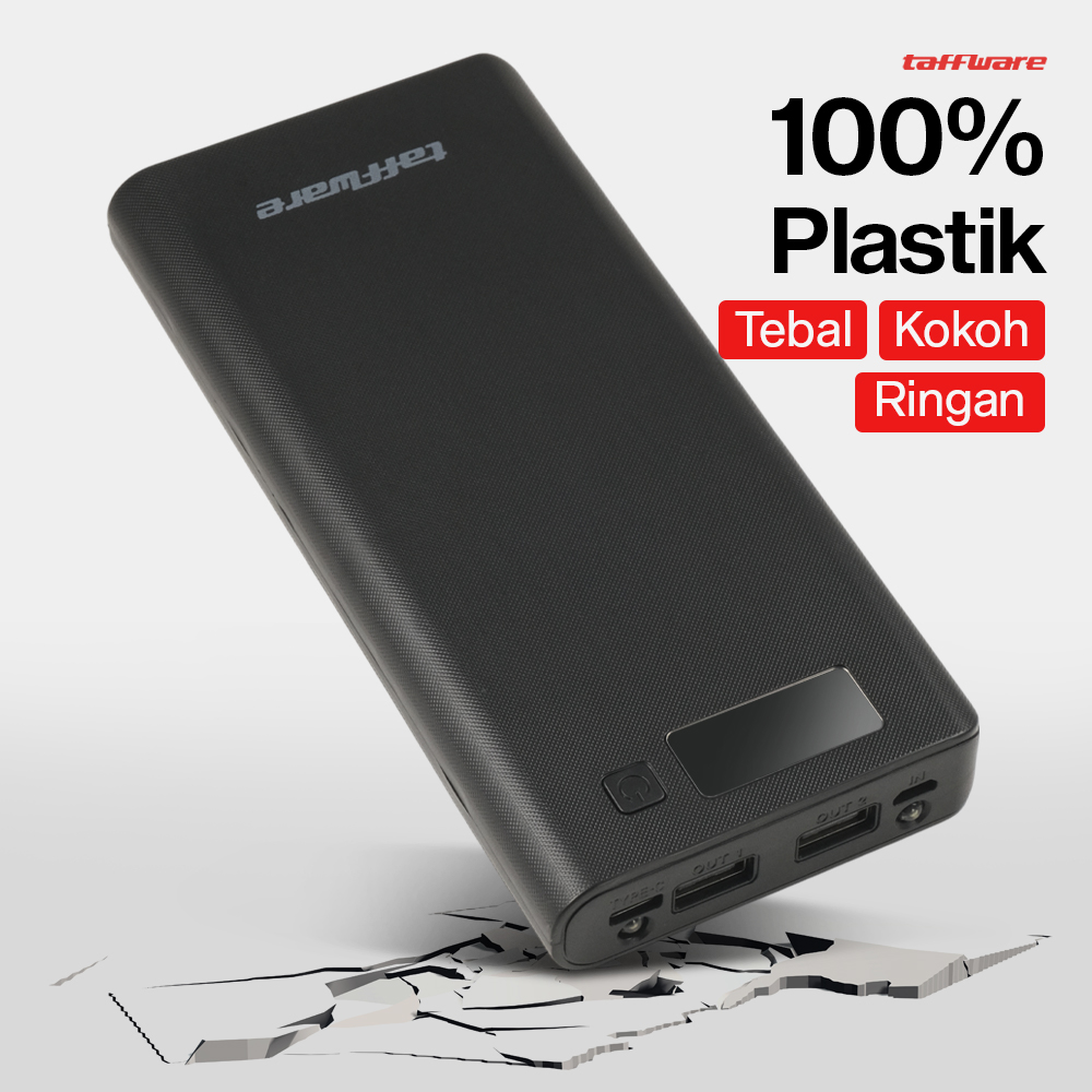 Taffware Power Bank DIY Case LCD Display Dual USB Port 8 PCS 18650 - A8 Gambar produk Taffware Power Bank DIY Case LCD Display Dual USB Port 8 PCS 18650 - A8