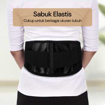 Gambar produk TaffOmicron Alat Terapi Pinggang Magnetic Tourmaline Nylon XL