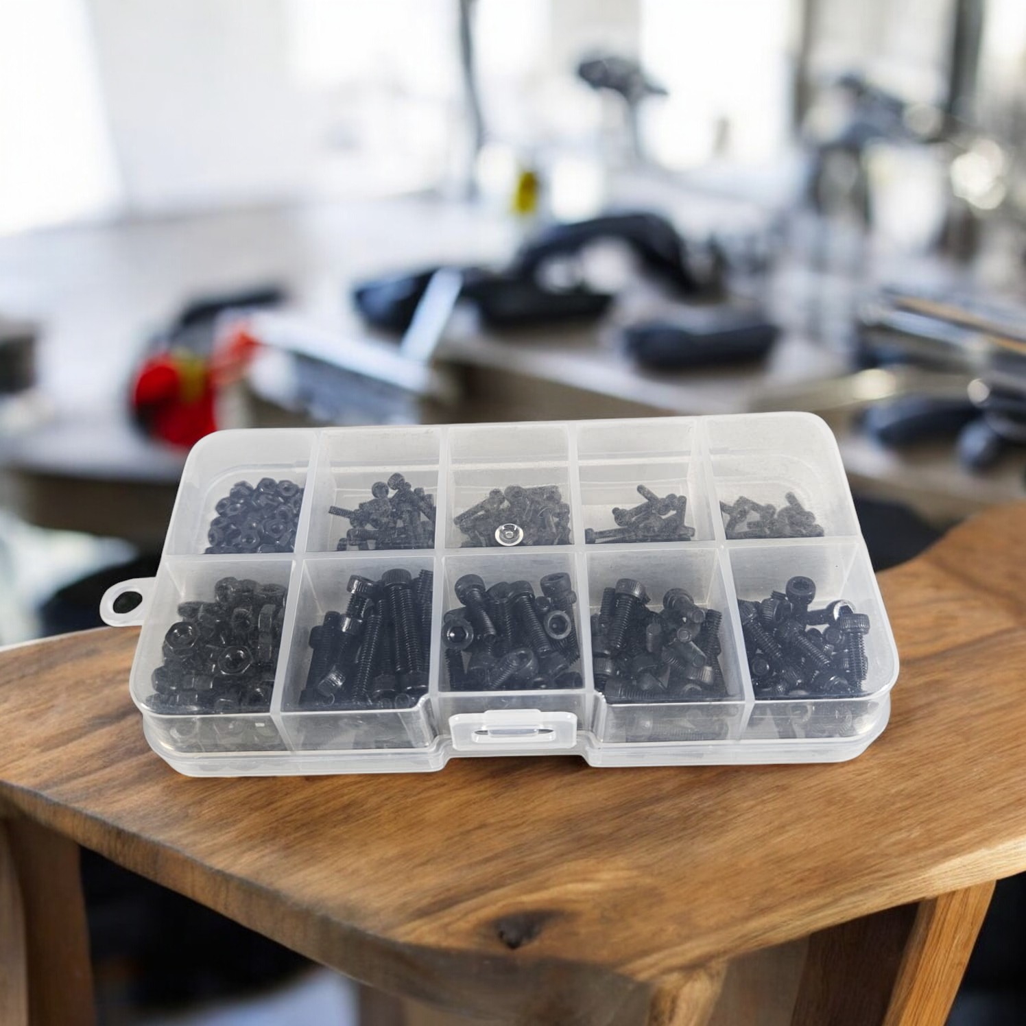 Taffware Baut Set Screw Bolt Nuts Hexagon Hex Socket M2 M3 400PCS - DIN912 Gambar produk Taffware Baut Set Screw Bolt Nuts Hexagon Hex Socket M2 M3 400PCS - DIN912