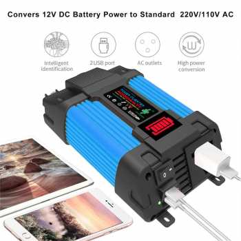 Gambar produk Taffware Power Inverter Mobil Modified Sine Wave 12V to AC 220V 6000W - NBR6000W