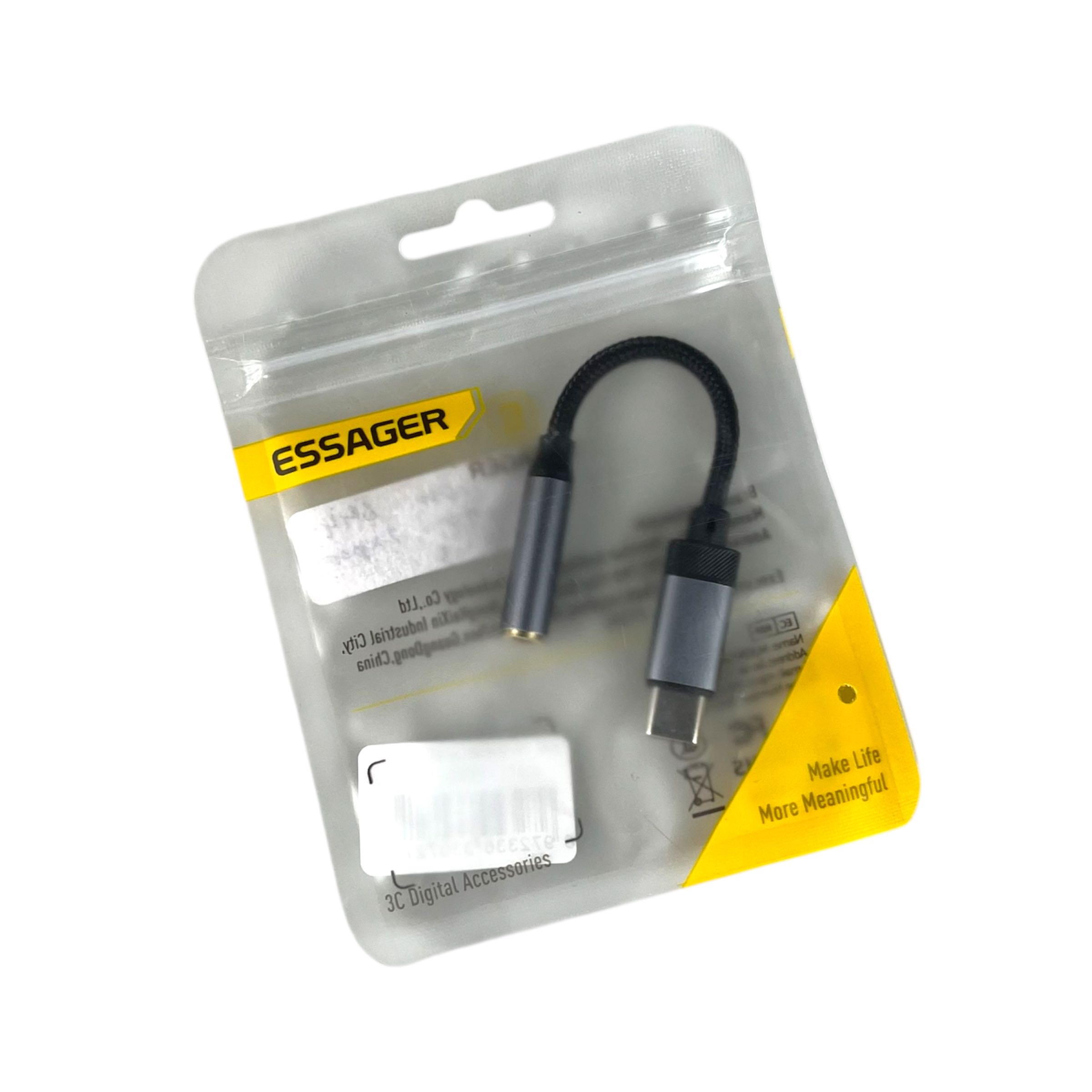 ESSAGER Kabel Adapter Audio 3.5mm Jack Female USB Type C - ZY0G Gambar produk ESSAGER Kabel Adapter Audio 3.5mm Jack Female USB Type C - ZY0G