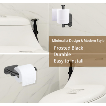 Gambar produk HOUSEEN Gantungan Tempat Tisu Toilet Paper Holder Stainless Steel 304 - H225