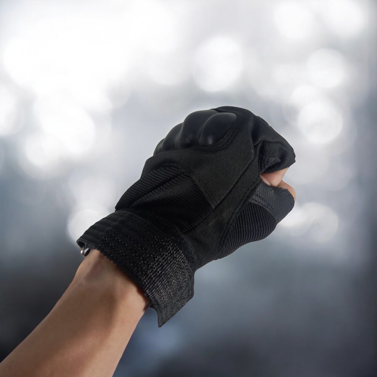 TaffSPORT Sarung Tangan Tactical Army Half Finger L - A6 Gambar produk TaffSPORT Sarung Tangan Tactical Army Half Finger L - A6