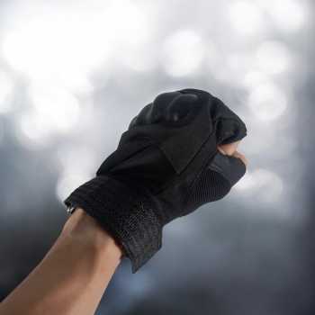 Gambar produk TaffSPORT Sarung Tangan Tactical Army Half Finger L - A6